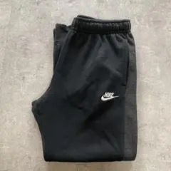 NIKE ジョガーパンツ　サイドライン　黒グレー　スウェット　Mサイズ