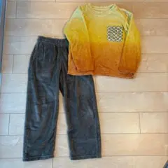 【GU】鬼滅の刃　我妻善逸　マシュマロフィールセット ルームウェア　S