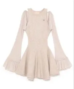 ANDMARY Cyndi frill knit mini dress - メルカリ