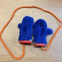 THE NORTH FACE 青 ミトン 手袋