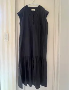 GALLARDAGALANTE NAVY シャツワンピース　ブラック