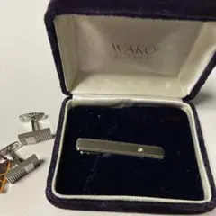 10K ネクタイピン　銀座WAKO SILVER　10K刻印　企業名　未使用 2025年最新】wako ネクタイ ピンの人気アイテム - メルカリ
