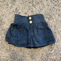 デニムフレアスカート インナーパンツ付き