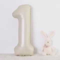 ナンバーバルーン 1 誕生日 室内装飾 1歳 記念日 1年 １ヶ月 風船 フォト