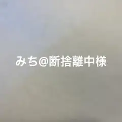 【お急ぎ】みち@断捨離中様