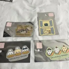 ちいかわベーカリー スマホに貼れるサイズのステッカー 4点セット
