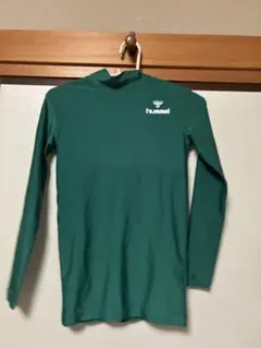 hummel グリーン 長袖インナーウェア