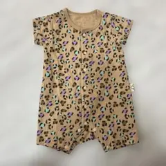 BREEZE ヒョウ柄ロンパース サイズ60