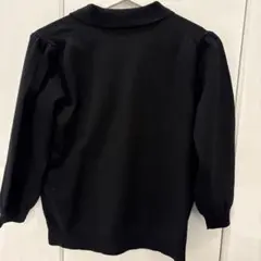 ブラック　セーター　リフレクト