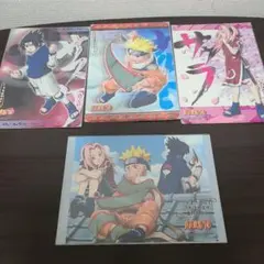 極希少) NARUTO ナルト　マウスパッド　下敷き　セット　未使用　コンプ 極希少) NARUTO ナルト マウスパッド 下敷き セット 未使用 コンプ 極