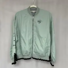 値下げ！ALGY ブルゾン ジャケット ミントグリーン 160cmのサムネイル