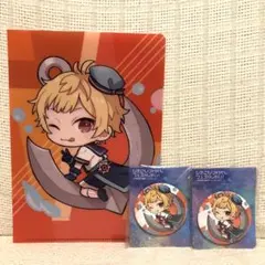 ひきフェス　クリアファイル　缶バッジ　in:c ファミマコラボ