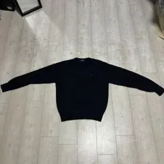 U.S. POLO ASSOCIATION 黒 Vネックセーター M