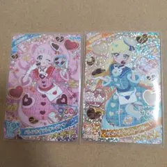 ひみつのアイプリ 6だん バレンタインレターピンク ブルー セット