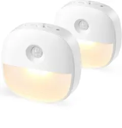 Lyridz センサーライト usb充電式 人感センサーライト 室内　2個