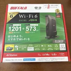 BUFFALO Wi-Fi6中継機 4803+573 - メルカリ