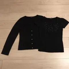 JAYRO カットソー& カーディガン セット　黒
