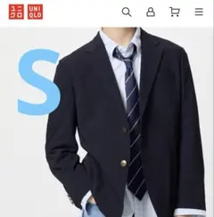 ユニクロ JWアンダーソン 感動ブレザー 袖丈着丈短めモデル 紺ブレ