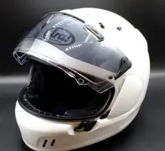 Arai アライ ヘルメット フルフェイス 族ヘル 細目 白 車 バイク