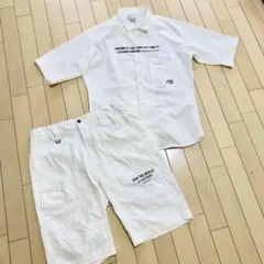 ニコルクラブフォーメン　白　シャツ　パンツ　上下セット ホワイト