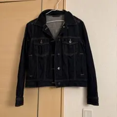 GU ダークブルー デニムジャケット