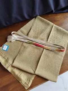 金色の帯揚げと飾り紐セット⑤