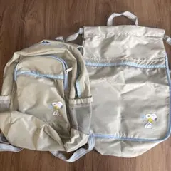 スヌーピー ベージュ リュック・バックパック セット