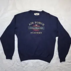 エアフォースアカデミー AFA ヴィンテージスウェット XL ヴィンテージ スウェット】激レア ナス紺 エアフォースアカデミー