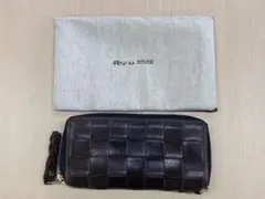 Ryu 編み込みレザー財布 保護袋付き