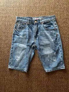 levi's fenom takashi murakami ハーフデニムパンツ - メルカリ