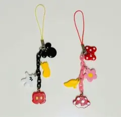 【限定品２点】♡Disney♡ストラップ　ディズニーリゾート　ミッキー　ミニーのサムネイル