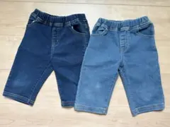 赤ちゃん本舗　デニム短パン　110 2枚セット