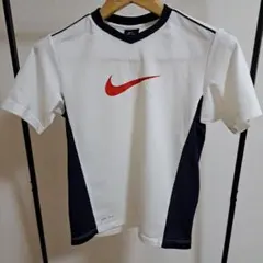 Nike DRI-FIT Tシャツ ホワイト/ネイビー 140