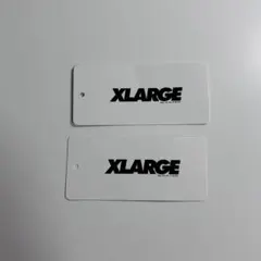 XLARGE エクストララージ ブランド 購入時 付属 タグ 2枚セット