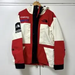 supreme THE NORTH FACE マウンテンパーカー M 赤 白