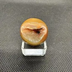 天然石　瑪瑙笑口　台座付き♪オールカット