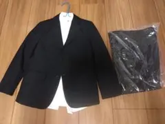 COMME CA ISM ストライプスーツ 120A 白シャツつき