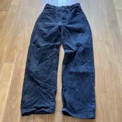 GUストレートデニム　サイズ28 黒