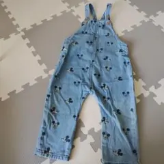 H&M Disney ミッキーマウス デニムオーバーオール
