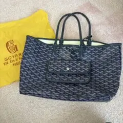 GMトート　ネイビー トートバッグ