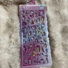 シール　CUP PARTY 3D うるちゅる　ボンドロ