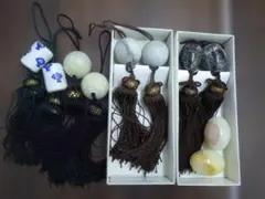 掛軸用 陶器製 風鎮 菊紋入り 2個セット | Mercari