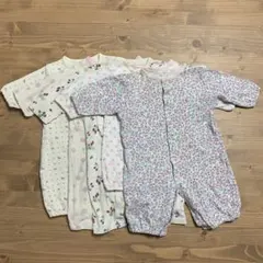 【中古】ロンパース・カバーオール5点セット 60〜70