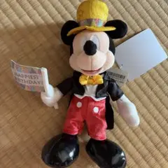 ディズニー/誕生日/バースデー/ぬいぐるみバッジ/ミッキーマウス