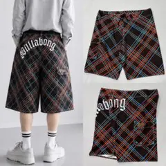90s Billabong スイム イージー カーゴ バギーパンツ チェックのサムネイル