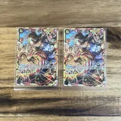 ワンピースカード　受け継がれる意志　サボ　シークレット　2枚セット