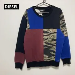 G.W限定値下げ DIESEL ディーゼル スウェット パッチワーク