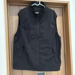 GU ナイロンジップアップベスト ブラック Lサイズ