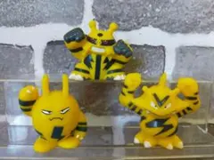 【美品】　ポケモンキッズ　指人形　エレキッド　エレブー　エレキブル