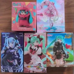 新品未開封 初音ミク フィギュアまとめ売り 5体セット